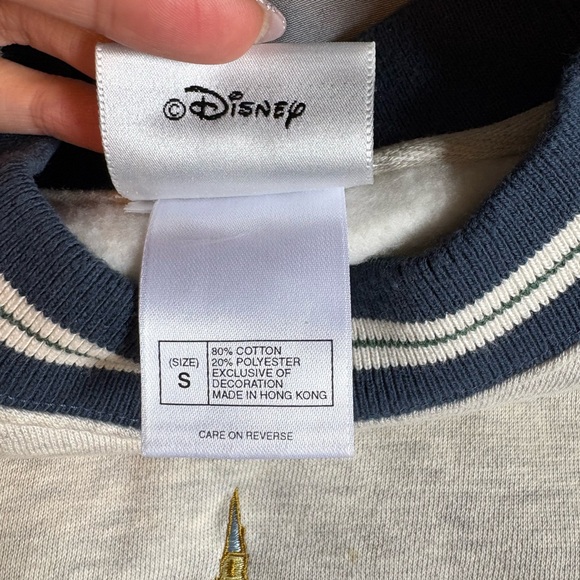 Disney White and Blue Crewneck Sweater with Celestial Design - Picture 4 of 8